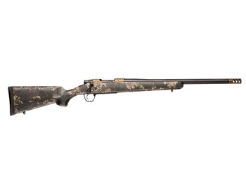 Christensen Arms 801-060080-00 Ridgeline FFT TI Full Size 22 Creedmoor 4+1 20" Carbon Fiber Threaded Barrel, Burnt Bronze Cerakote Titanium Drilled & Tapped Receiver, Carbon w/Green & Tan Accents Fixe