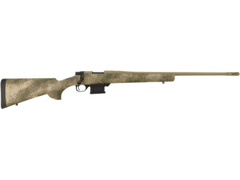 Howa HMFN65GRPR 1500 Fence Line 6.5 Grendel 5+1 22" Burnt Bronze Cerakote Threaded Barrel, Burnt Bronze Cerakote Aluminum Drilled & Tapped Receiver, Prairie Reaper Camo Fixed Synthetic Stock, Right Ha
