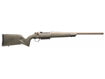 Christensen Arms 801-15007-01 Evoke 30-06 Springfield 4+1 22" Burnt Bronze Cerakote Threaded Barrel, Burnt Bronze Cerakote Drilled & Tapped Receiver, Picatinny Rail Forend, OD Green Fixed Synthetic S