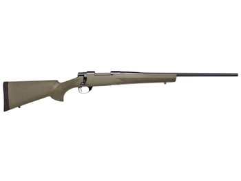 Howa HGR72133 1500 Hogue 243 Win 5+1 22" Black Heavy Barrel, Black Stainless Steel Drilled & Tapped Receiver, Green Hogue OverMolded Synthetic Stock, Right Hand
