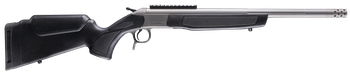 CVA CR4439S Scout Takedown 35 Whelen 1rd 22" Stainless Fluted Threaded Barrel, Stainless Steel Receiver w/Picatinny Rail, Adj Comb & LOP Black Synthetic Stock                                          