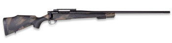 Weatherby VBS223RR18B Vanguard Black Hills 223 Rem 5+1 16" + 2" Matte Blued Heavy Threaded Barrel, Matte Blued Steel Receiver w/Picatinny Rail, Black w/Green & Tan Accents Peak 44 Monte Carlo Polymer 