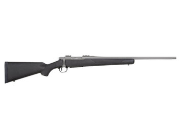 Mossberg 28260 Patriot Full Size 350 Legend 4+1 22" Stainless Cerakote Fluted Barrel, Drilled & Tapped Stainless Cerakote Stainless Steel Receiver, Black Fixed Synthetic Stock