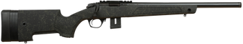 Bergara Rifles BMR009 BMR-X  22 WMR 10+1 18" Blued Heavy Threaded Barrel, Blued Picatinny Rail Receiver, Adj LOP Green w/Black Webbing Synthetic Stock                                                  