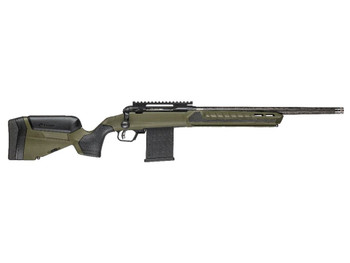 Savage Arms 32656 110 UltraLite Predator 5.56 NATO 10+1 18" Carbon Fiber Barrel, Arca Rail Forend, Hunter Green AccuStock w/AccuFit V2 Synthetic Stock, Right Hand