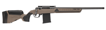 Savage Arms 32670 110 Core Tactical 6mm Creedmoor 10+1 20" Medium Heavy Fluted Barrel, Arca Rail Forend, Coyote Tan AccuStock w/AccuFit V2 Synthetic Stock, Right Hand                                  