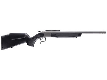 CVA CR4440S Scout Takedown 360 Buckhammer 1rd 22" Stainless Fluted Threaded Barrel, Stainless Steel Receiver w/Picatinny Rail, Adj Comb & LOP Black Synthetic Stock