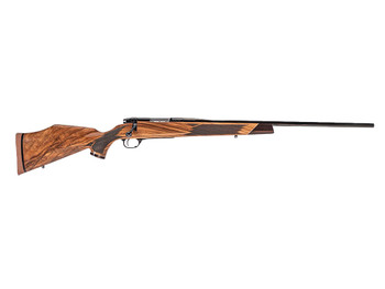 Weatherby MDX01N224WR4T Mark V Deluxe Varmintmaster 224 Wthby Mag Threaded Barrel, Drilled & Tapped Steel Receiver, Monte Carlo High Gloss Walnut Wood Stock