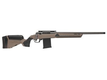 Savage Arms 32672 110 Core Tactical 6.5 Creedmoor 10+1 24" Medium Heavy Fluted Barrel, Arca Rail Forend, Coyote Tan AccuStock w/AccuFit V2 Synthetic Stock, Right Hand