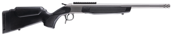 CVA CR4443S Scout Takedown 450 Bushmaster 1rd 22" Stainless Fluted Threaded Barrel, Stainless Steel Receiver w/Picatinny Rail, Adj Comb & LOP Black Synthetic Stock                                     