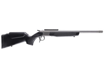CVA CR4443S Scout Takedown 450 Bushmaster 1rd 22" Stainless Fluted Threaded Barrel, Stainless Steel Receiver w/Picatinny Rail, Adj Comb & LOP Black Synthetic Stock