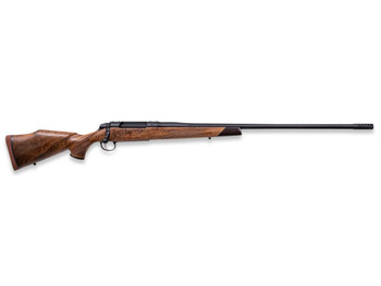 Weatherby 3WASD25RWR6B 307 Adventure SD 25 WBY RPM 3+1 24" +2" Graphite Black Cerakote Fluted Threaded Barrel, Graphite Black Cerakote Steel Drilled & Tapped Receiver, Walnut Fixed Stock, Right Hand