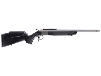 CVA CR4441S Scout Takedown 400 Legend 1rd 22" Stainless Fluted Threaded Barrel, Stainless Steel Receiver w/Picatinny Rail, Adj Comb & LOP Black Synthetic Stock