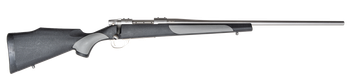 Weatherby  Vanguard Weatherguard Full Size 30-06 Springfield 5+1 22" Satin Threaded Barrel, Satin Stainless Steel Drilled & Tapped Receiver, Black/Gray Weatherguard                                    