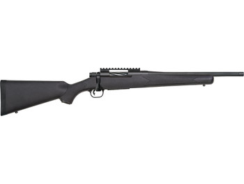 Mossberg 28229 Patriot Carbine 308 Win 5+1 16.25" Matte Blued Threaded Bull Barrel, Matte Blued Picatinny Rail Receiver, Black Fixed Synthetic Stock