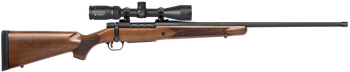 Mossberg 28242 Patriot w/Optic Full Size 400 Legend 4+1 20" Matte Blued Threaded Barrel, Matte Blued Drilled & Tapped Receiver, Walnut Fixed Stock, Vortex Crossfire II 3-9x40mm Scope, Right Hand      