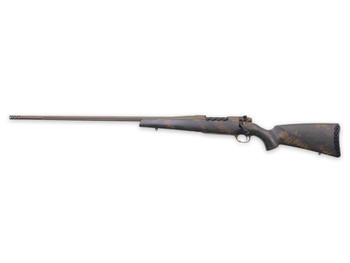 Weatherby MBC20N338WL6B Mark V Backcountry 2.0 338 WBY RPM 4+1 24" + 2" Patriot Brown Cerakote Fluted Threaded Barrel, Steel Drilled & Tapped Receiver, Black w/Brown Accents Fixed Peak 44 Blacktooth C