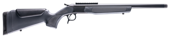 CVA CR4437 Scout  308 Win 1rd 20" Blued Threaded Barrel, Blued Picatinny Rail Receiver, Stealth Gray Fixed Synthetic Stock                                                                              