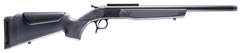 CVA CR4434 Scout  223 Rem 1rd 20" Blued Threaded Barrel, Blued Picatinny Rail Receiver, Fixed Stealth Gray Synthetic Stock                                                                              