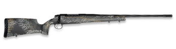 Weatherby 3WAST338WR6B 307 Alpine ST Full Size 338 WBY RPM 4+1 24" Graphite Black Cerakote Spiral Fluted Threaded Barrel, Graphite Black Cerakote Steel Drilled & Tapped Receiver, Gray & Gold Sponge Ac