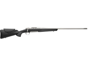 Browning 036008294 X-Bolt 2 Hunter Full Size 6.5 PRC 3+1 24" Stainless Steel Threaded Barrel, Drilled & Tapped Stainless Steel Receiver, Adj Vari-Tech Black Composite Stock w/Adjustable Comb & LOP