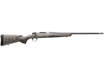 Browning 036092298 X-Bolt 2 Hunter Full Size 7mm PRC 3+1 24" Matte Blued Threaded Sporter Barrel, Drilled & Tapped Stainless Steel Receiver, Fixed Gray Laminate Stock, Radial Muzzle Brake