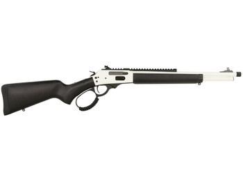Rossi 95303016W R95 Trapper 30-30 Win 5+1 16.50" White Cerakote Threaded Barrel, White Cerakote Picatinny Rail Stainless Steel Receiver, Fixed Black Polymer Stock