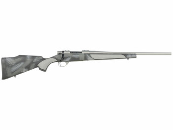 Weatherby VC38350NR0O Vanguard Shadow 350 Legend 5+1 20" Carbon Gray Cerakote #2 Standard Barrel, Carbon Gray Cerakote Steel Drilled & Tapped Receiver, Black w/Gray & White Accents Monte Carlo Stock