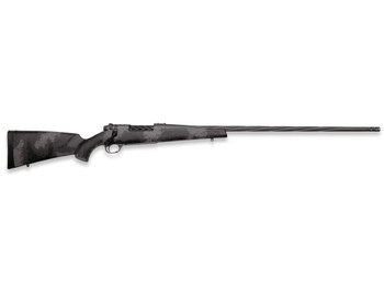 Weatherby MLW01N7MMWR8B Mark V Live Wild 7mm Wthby Mag 3+1 26" Carbon Gray Cerakote Fluted Threaded Barrel & Steel Drilled & Tapped Receiver, Black w/Gray Accents Fixed Polymer Stock, Right Hand
