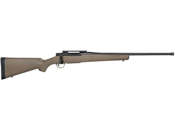 Mossberg 28255 Patriot Predator Full Size 350 Legend 4+1 20" Matte Blued Fluted Threaded Barrel, Matte Blued Picatinny Rail Receiver, Fixed Flat Dark Earth Synthetic Stock