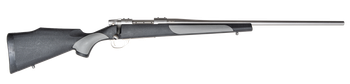Weatherby  Vanguard Weatherguard Full Size 300 Win 3+1 26" Satin Threaded Barrel, Satin Stainless Steel Drilled & Tapped Receiver, Black/Gray Weatherguard Synthetic Stock                              