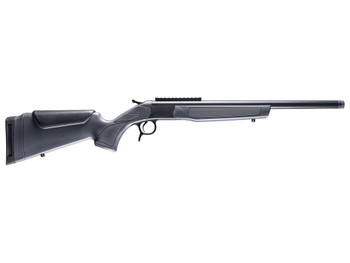 CVA CR4444 Scout 44 Mag 1rd 20" Blued Threaded Barrel, Blued Picatinny Rail Receiver, Stealth Gray Fixed Synthetic Stock
