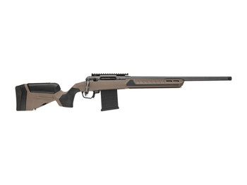 Savage Arms 32674 110 Core Tactical 308 Win 10+1 24" Medium Heavy Fluted Barrel, Arca Rail Forend, Coyote Tan AccuStock w/AccuFit V2 Synthetic Stock, Right Hand