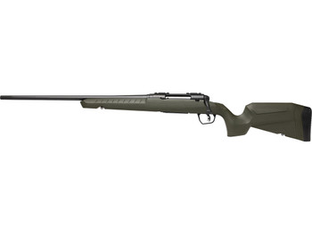 Savage Arms 32074 Axis 2 6.5 Creedmoor 4+1 22" Matte Black Sporter Barrel, Matte Black Drilled & Tapped Steel Receiver, Fixed Green Synthetic Stock, Left Hand