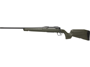 Savage Arms 32074 Axis 2 6.5 Creedmoor 4+1 22" Matte Black Sporter Barrel, Matte Black Drilled & Tapped Steel Receiver, Fixed Green Synthetic Stock, Left Hand