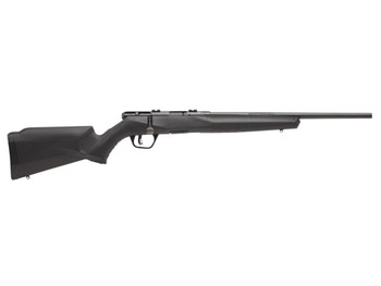 Savage Arms 70814 B17 F Compact 17 HMR 10+1 18" Matte Black Button Rifled Barrel, Matte Black Drilled & Tapped Carbon Steel Receiver, Matte Black Fixed Synthetic Stock, Right Hand