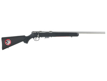 Savage Arms 96703 93R17 FVSS Full Size 17 HMR 5+1 21" Matte Heavy Button Rifled Barrel, Matte Drilled & Tapped Stainless Steel Receiver, Matte Black Fixed Synthetic Stock, Right Hand