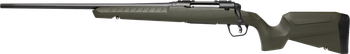 Savage Arms 32131 Axis 2 Compact 308 Win 4+1 20" Matte Black Heavy Sporter Barrel, Matte Black Drilled & Tapped Carbon Steel Receiver, Fixed OD Green Synthetic Stock, Left Hand                        