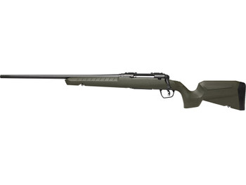 Savage Arms 32128 Axis 2 Compact 223 Rem 4+1 20" Matte Black Heavy Sporter Barrel, Matte Black Drilled & Tapped Carbon Steel Receiver, Fixed OD Green Synthetic Stock, Left Hand