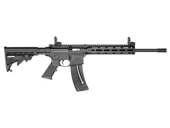 Smith & Wesson 10208 M&P15 Sport 22 LR 25+1 16.50" Matte Black Carbon Steel Barrel & Picatinny Rail Aluminum Receiver, 10" Magpul M-LOK Handguard, 6 Position CAR Black Synthetic Stock, Black Polymer G