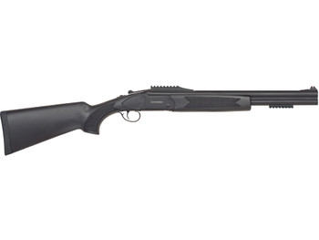 Mossberg 75484 Silver Reserve Eventide Full Size 12 Gauge Break Open 3" 2rd 18.50" Matte Blued Over/Under Vent Rib Barrel, Matte Blue w/Logo Receiver, Black Synthetic Stock, Right Hand
