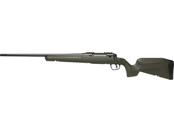 Savage Arms 32072 Axis 2 22-250 Rem 4+1 22" Matte Black Sporter Barrel, Matte Black Drilled & Tapped Steel Receiver, Fixed Green Synthetic Stock, Left Hand