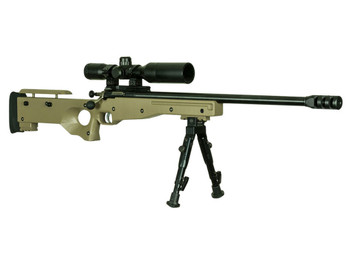 Crickett KSA2152 CPR Complete Package Youth 22 LR 1rd 16.12" Threaded Bull Barrel w/Muzzle Brake, Adjustable Cheek Comb FDE Synthetic Stock, 10 3/8"-11 1/8" LOP, Integrated Buttstock & Forend Crickett