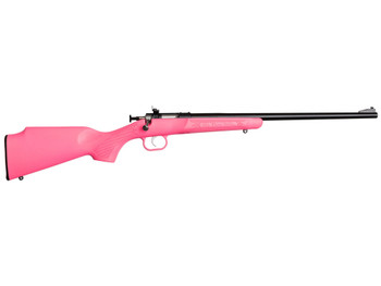 Crickett KSA2220 Youth 22 LR 1rd 16.12" Blued Single Shot Barrel, Blued Stainless Steel Receiver, Pink Fixed Synthetic Stock, Right Hand