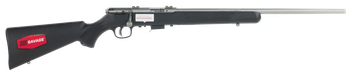 Savage Arms 96712 93R17 FSS Full Size 17 HMR 5+1 21" Matte Button Rifled Barrel, Matte Drilled & Tapped Stainless Steel Receiver, Matte Black Fixed Synthetic Stock, Right Hand                         