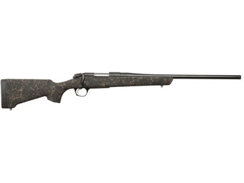 Bergara Rifles B14S901 B-14 Stoke 308 Win 4+1, 20" Graphite Black Cerakote #4.5 Contour Threaded Barrel, Graphite Black Cerakote Steel Receiver, Black Webbed Tan Fixed w/SoftTouch Synthetic Stock