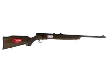 Savage Arms 70210 B Series G Full Size 22 LR 10+1 21" Matte Black Sporter Barrel, Matte Black Drilled & Tapped Carbon Steel Receiver, Satin Walnut Fixed Stock, Right Hand