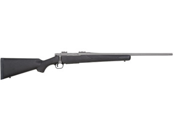 Mossberg 28007 Patriot Full Size 308 Win 5+1 22" Stainless Cerakote Fluted Barrel, Stainless Cerakote Receiver Drilled & Tapped, Black Fixed Synthetic Stock, Right Hand
