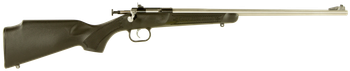 Crickett KSA2245 Youth  22 LR 1rd  16.12" Stainless Steel Barrel, Fixed Front/Adjustable Rear Peep Sights, Black Synthetic Stock w/11.5" LOP, Rebounding Firing Pin Safety                              
