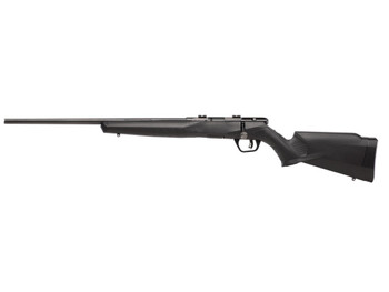 Savage Arms 70240 B Series F Full Size 22 LR 10+1 21" Matte Black Button Rifled Barrel, Matte Black Drilled & Tapped Carbon Steel Receiver, Matte Black Synthetic Stock, Left Hand